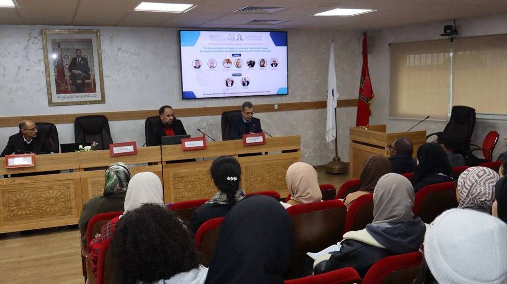 study day entitled “The Generalization of English Teaching in Moroccan Middle Schools: Opportunities, Challenges, and Perspectives.”