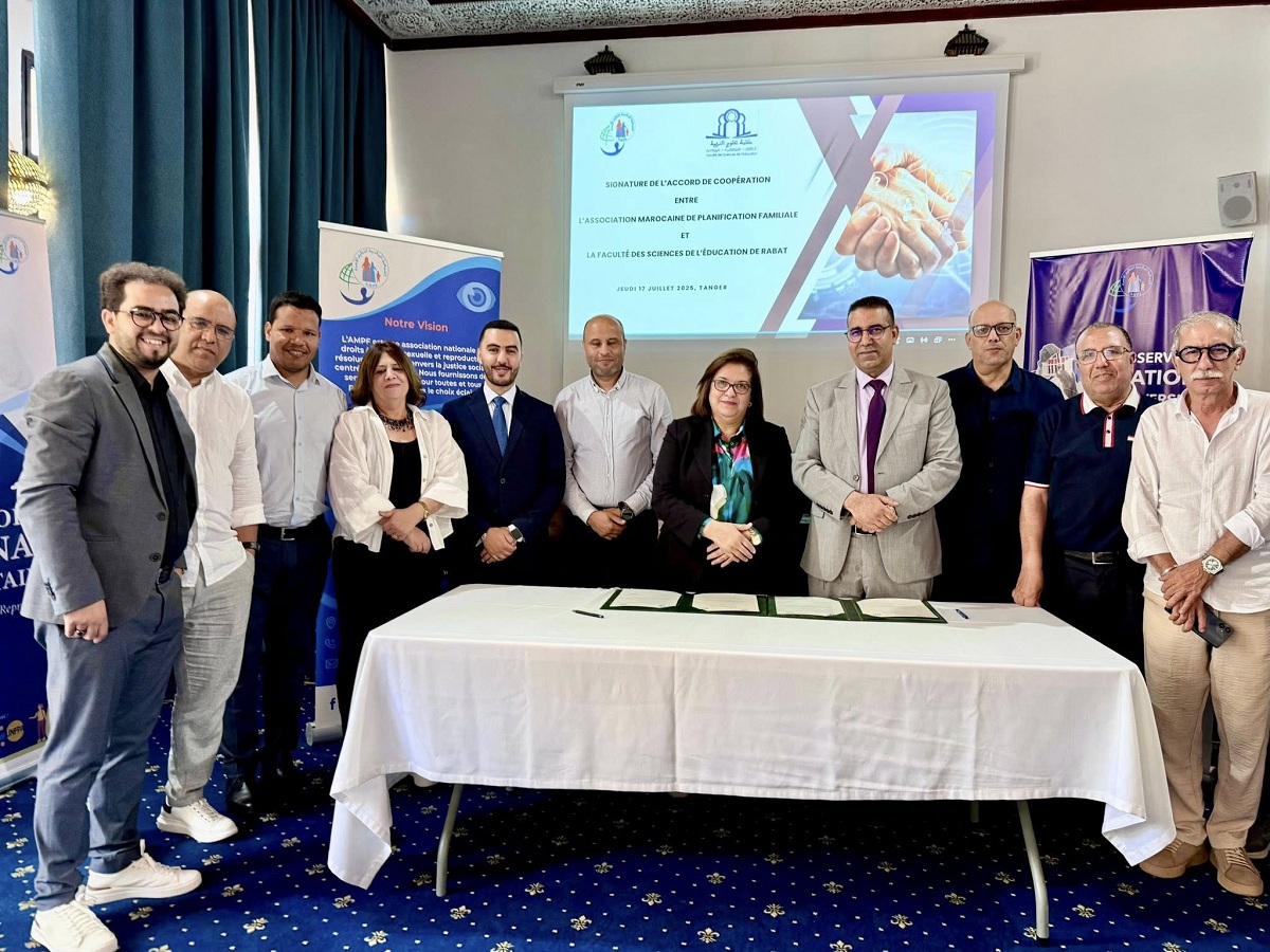 Signature d’une convention de coopération avec l’Association Marocaine de Planification Familiale (AMPF)
