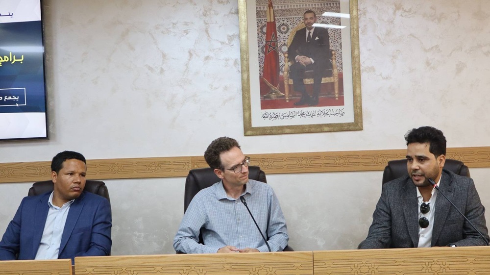  "الحلقة الأولى من سلسلة اللقاءات العلمية التي تحمل عنوان: "برامج التبادل اللغوي والثقافي بين المغرب وأمريكا: الفرص والتحديات