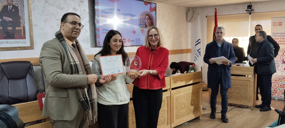 cérémonie de remise des prix du Concours de l’Excellence Scientifique pour l’Autonomisation des Jeunes Filles au Maroc